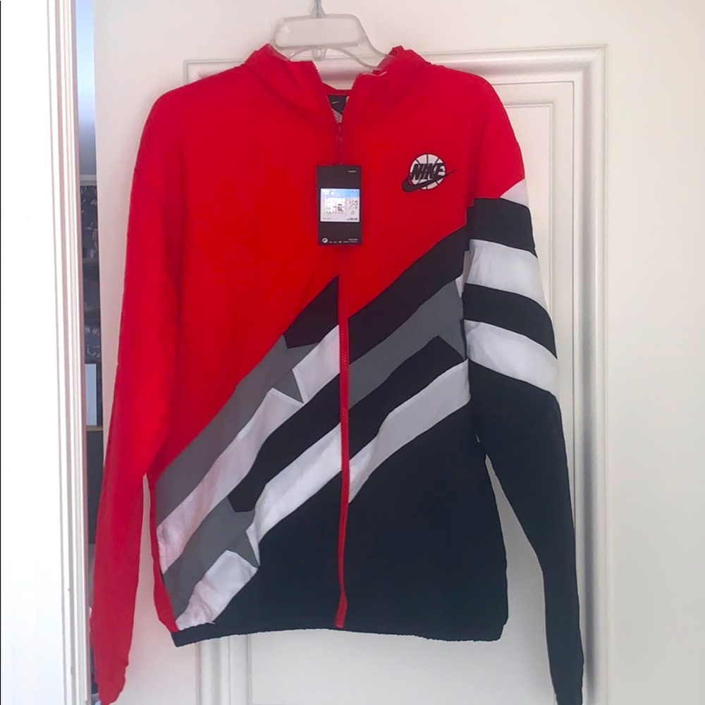 Nike Basketball Full ZIP Throwback Jacket Size M
